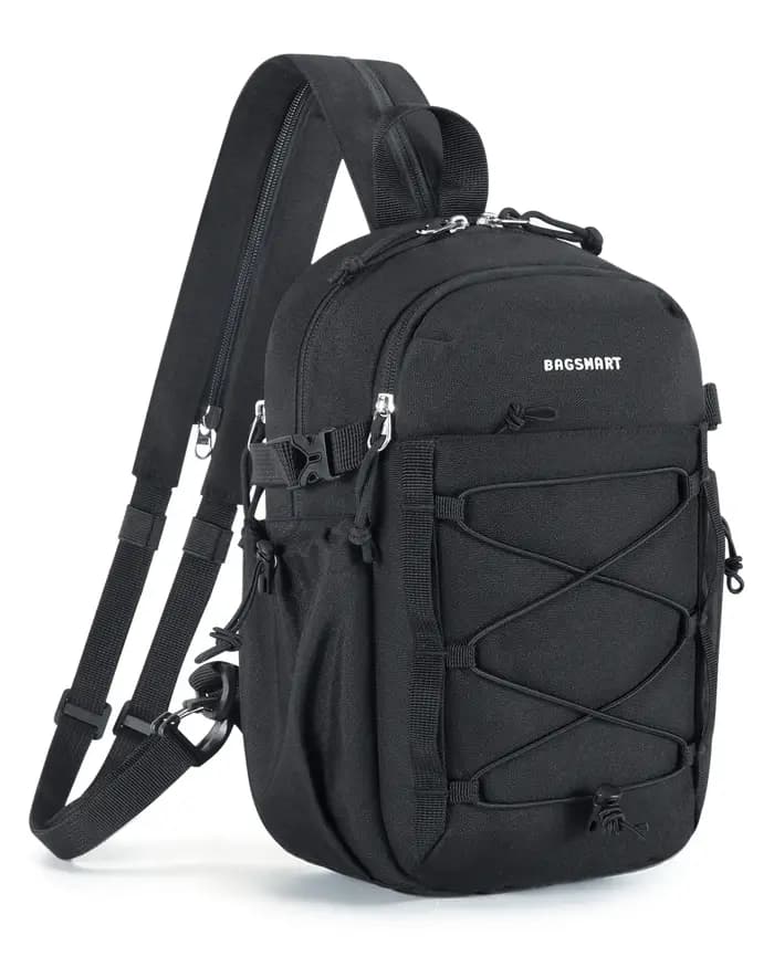 BAGSMARTSmall Sac à dos pour voyage décontracté Sport 3 en 1 Sac à dos à bandoulière Sac
