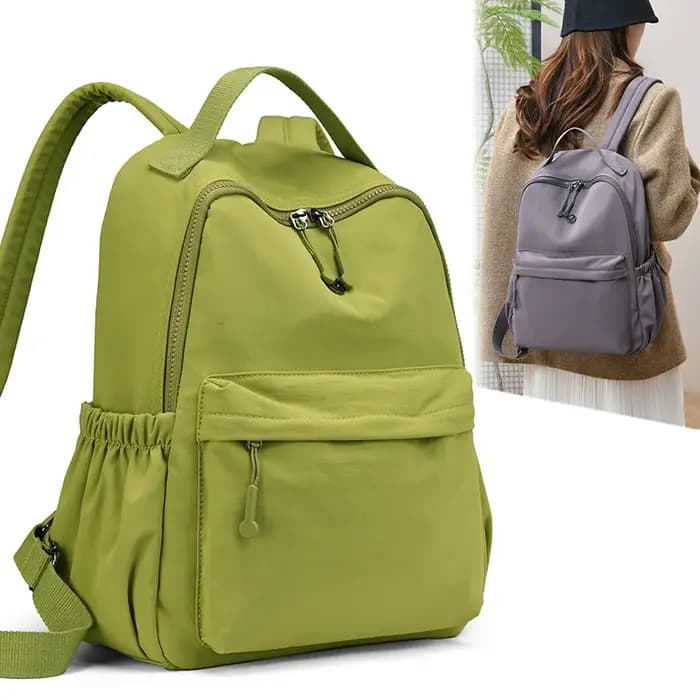 Sac à dos de voyage décontracté en nylon grande capacité imperméable pour femme