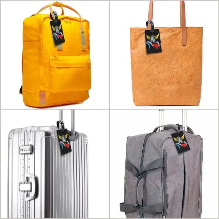 Étiquettes à Bagages Personnalisées Goldorak Grendizer pour Valises
