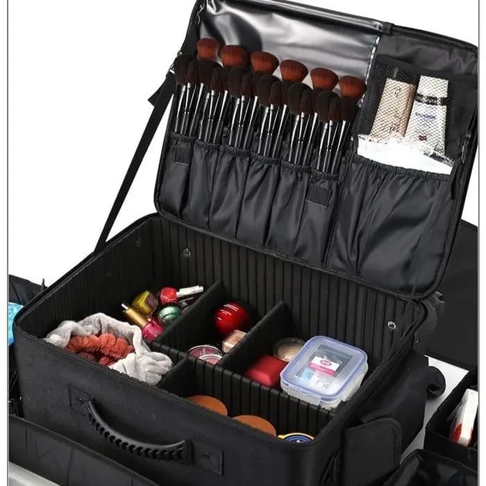 Valise de voyage brodée multicouche de grande taille