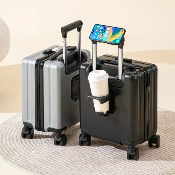 Valises De Voyage aériennes sur roulettes avec porte-gobelet
