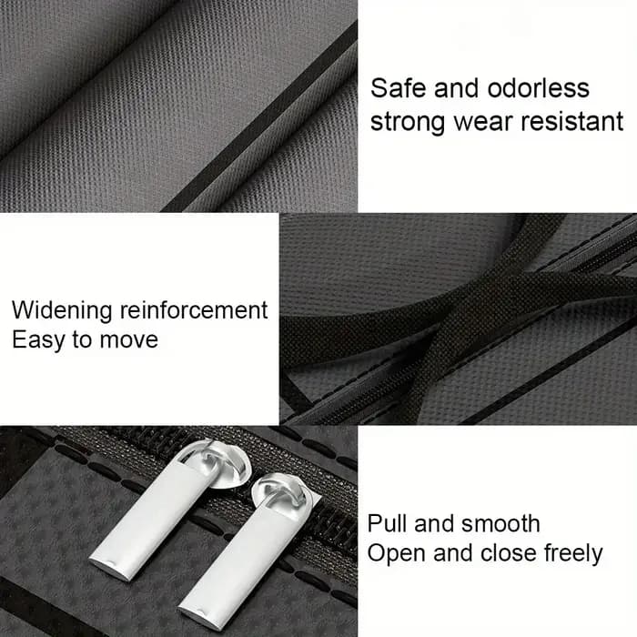 3/1 pièces énormes sacs mobiles durables 180L 40L 90L grand sac de rangement robuste sac à dos de voyage sangle poignées solides fermetures éclair grands fourre-tout