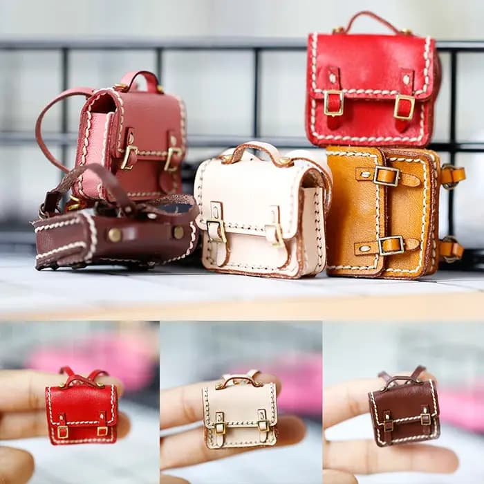 Poupée jouet mini sac mode rétro sac à dos sac d'école adapté pour Obitsu11