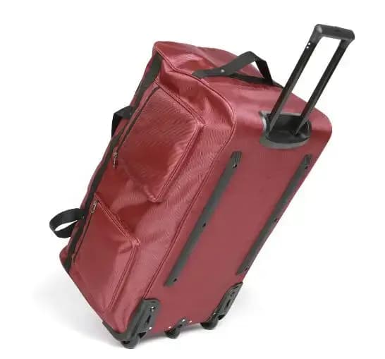 Sac de voyage à roulettes grande capacité 150l en tissu Oxford université robuste pour longs séjours et voyages internationaux bleu noir beige