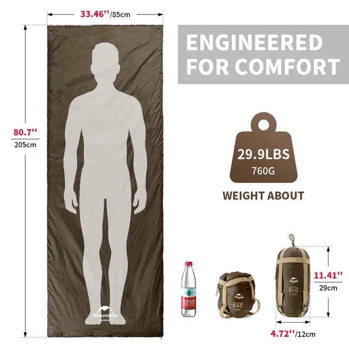 Sac de couchage Naturehike pour le camping