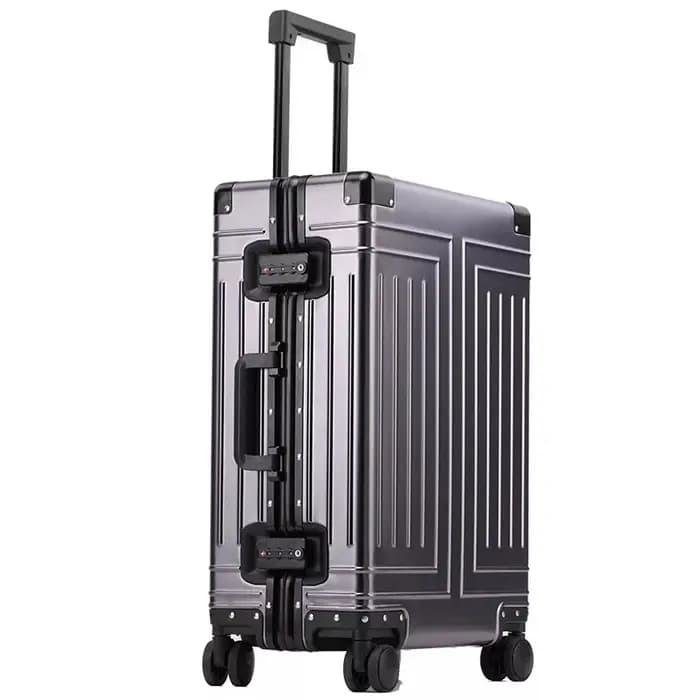 Bagage de voyage en aluminium valise rigide nouvelle valise en aluminium 20 "24" 26 "29" pouces sac