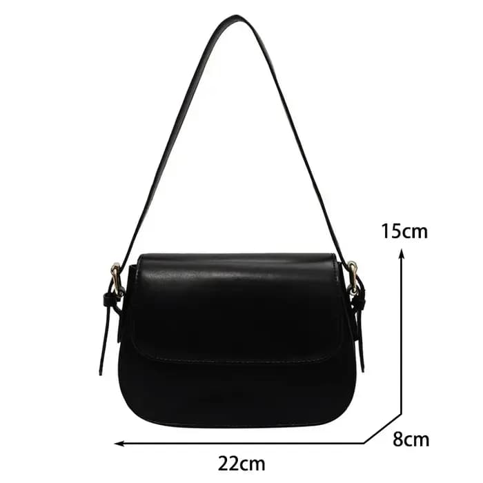 Petit sac de selle rétro à Texture avancée pour femmes