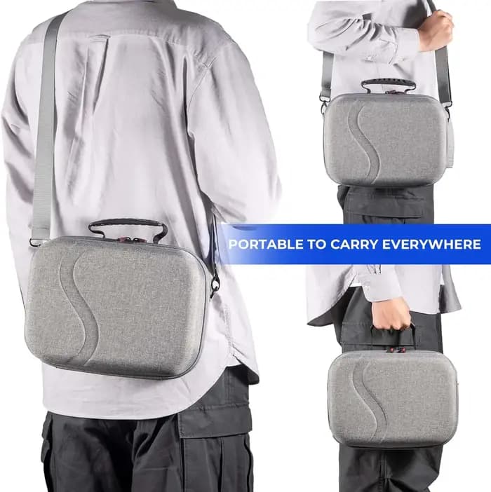 Étui de transport pour Meta Quest 3, sac de voyage à coque rigide avec sangle de tête de batterie Oculus Quest 3/BOBOVR S3 Pro et autres accessoires