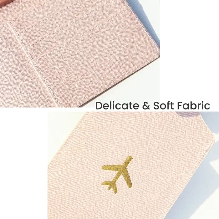 Couverture de Passeport avec Pièces d'Étiquettes de Bagages