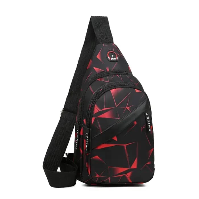 Sac de poitrine, sac à bandoulière imperméable décontracté pour hommes