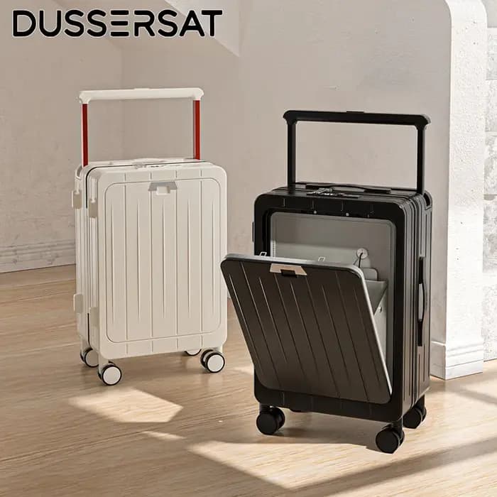 2025 nouveau porte-bagages renforcé Pc valise ouverte avant 20 24 pouces voyage d'affaires grand embarquement à main Durable