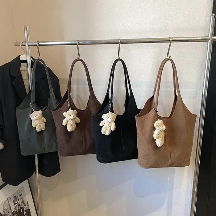 Sacs à main souples en Faux daim pour femmes