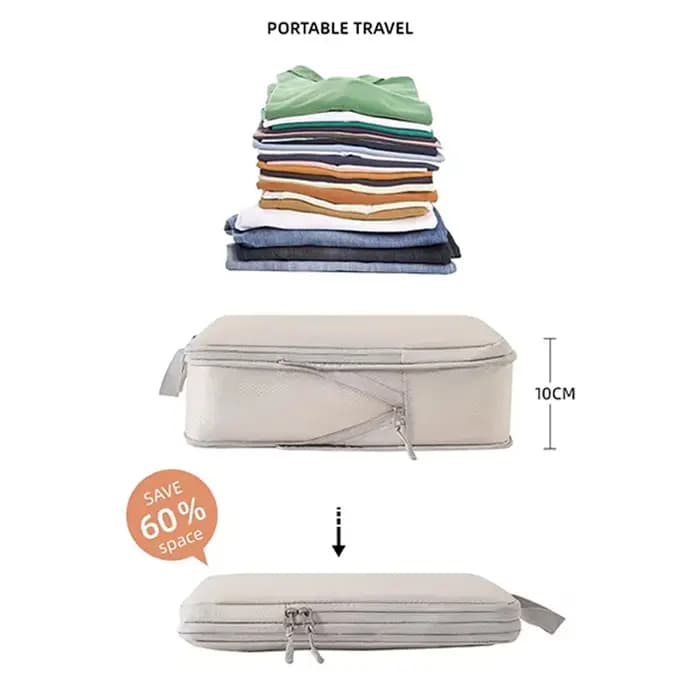 Ensemble de cubes de compression étanches pour vêtements