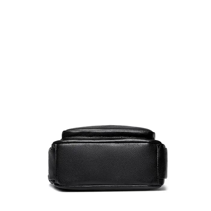 Sac à bandoulière multi-poches en cuir de vache pour femmes