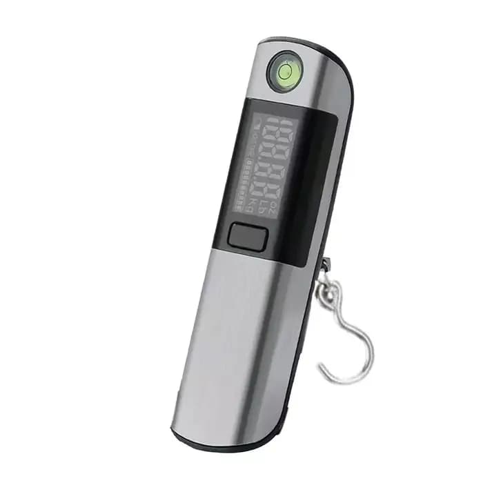 Balance de bagages portable 50 kg/110 lb, électronique numérique LCD haute précision avec mètre ruba