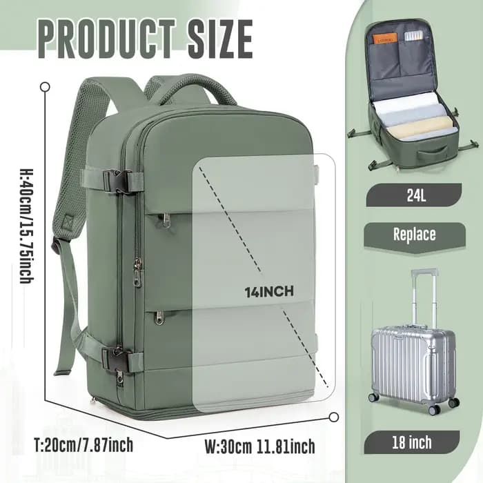 Sac à dos de cabine de transport pour Ryanair 40x30x20
