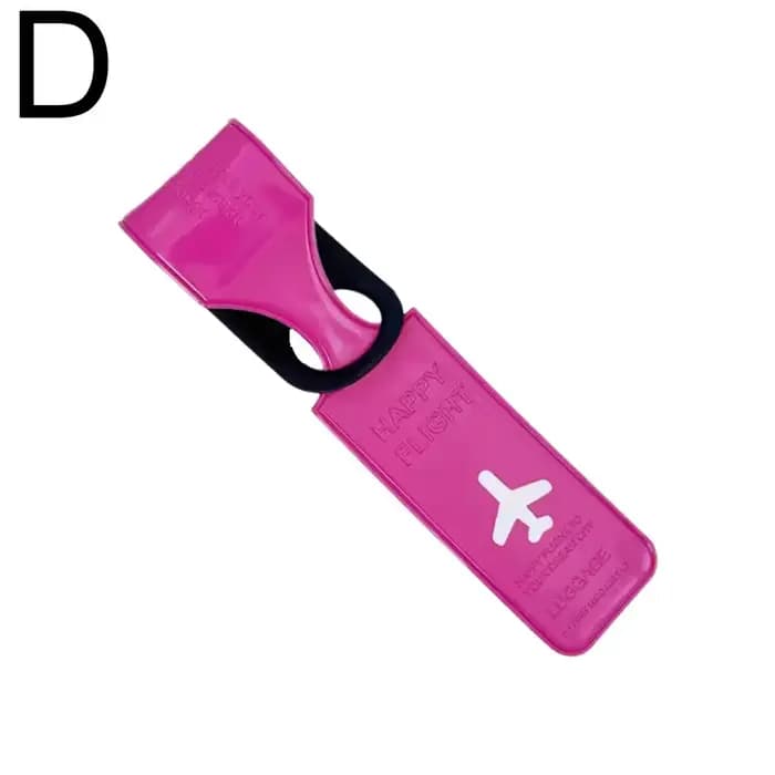 Étiquettes de bagage de voyage couverture valise ID porte-étiquette de bagage lettre étiquettes d'em