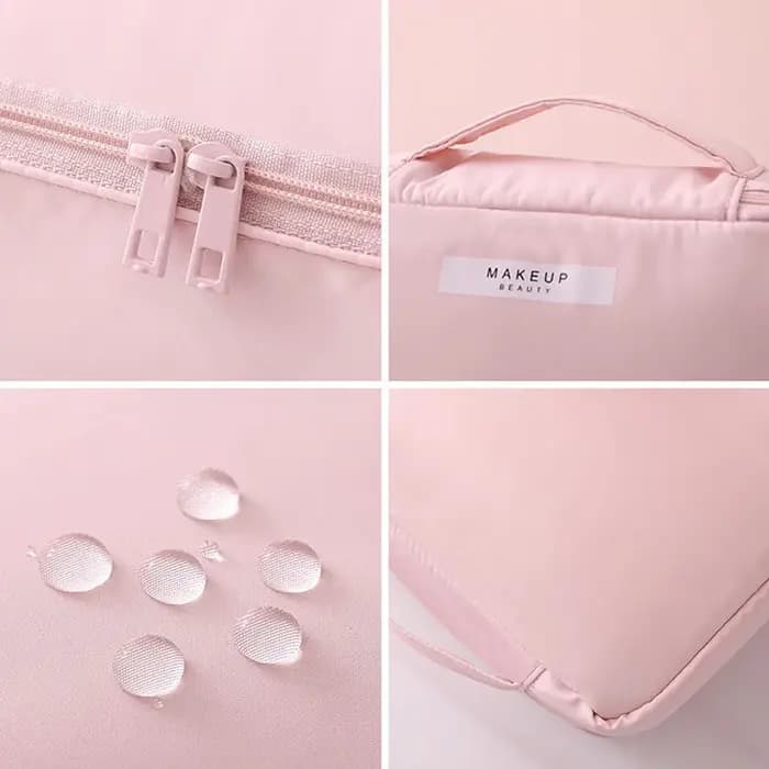 Sac à cosmétiques pochette de voyage pour femmes articles de toilette imperméables organisateur de beauté sac