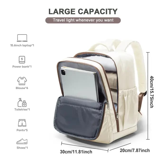 Sac à dos de voyage pour avion 40x30x20