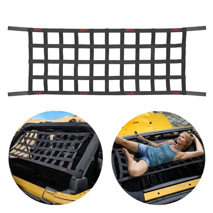 Filet de rangement en maille pour bagages de toit