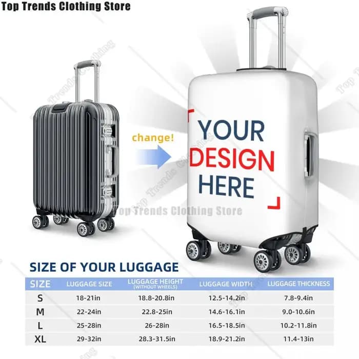Juste de bagage élastique avec logo personnalisé