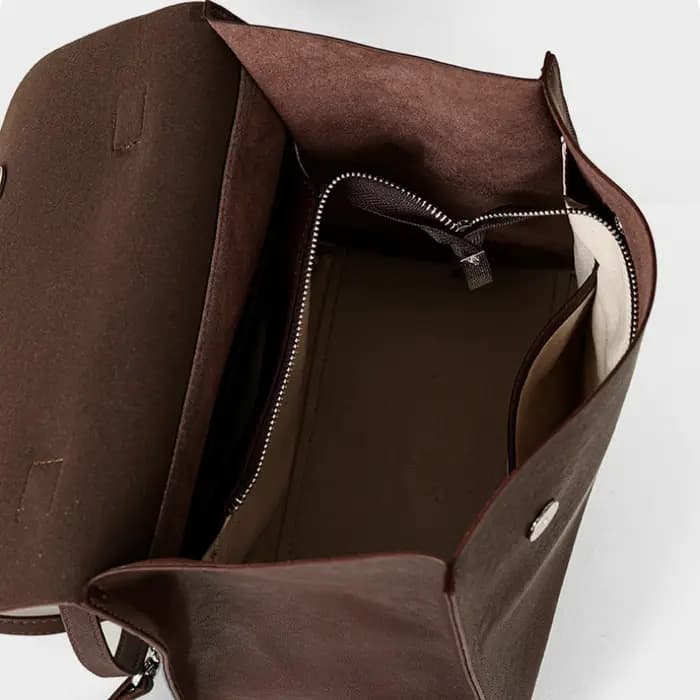 Petit sac à dos coréen en cuir véritable pour femmes