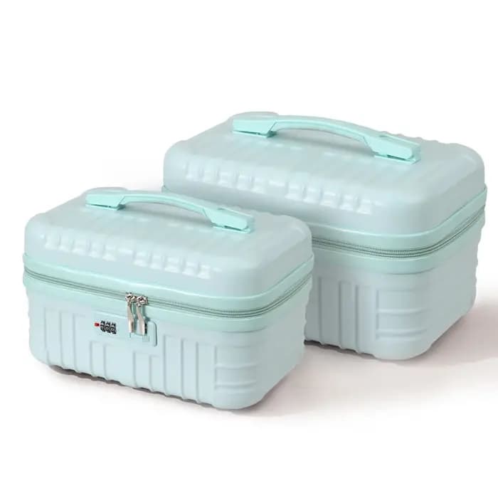 Valise Portable de 16 pouces, petit compartiment à bagages, sac de maquillage, boîte de rangement, b