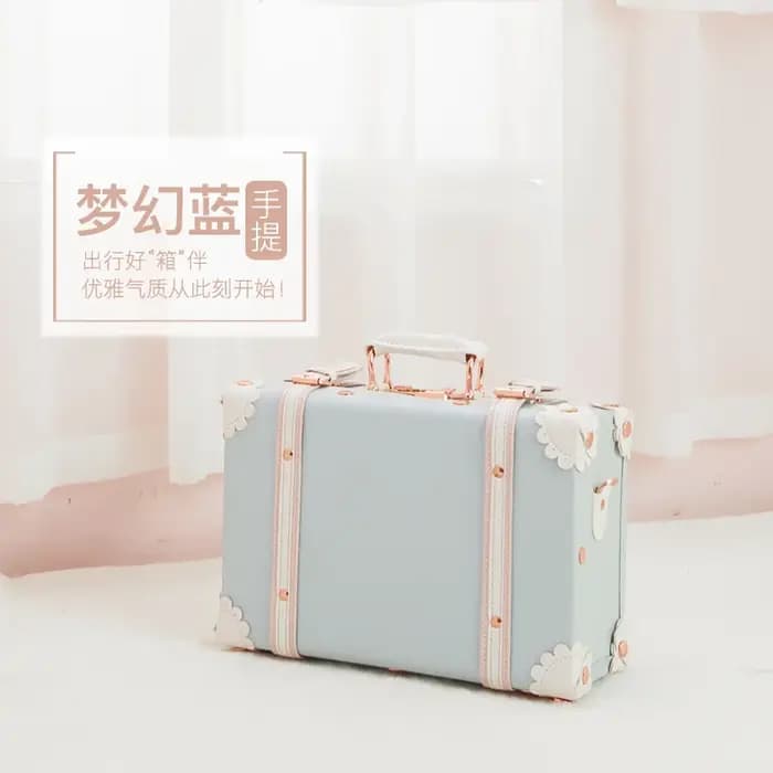 Valise de voyage vintage 2026 rigide à roulettes style rétro pour bagage à main
