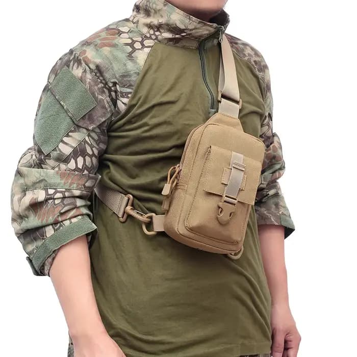 Petit sac de poitrine de Camouflage antivol pour l'extérieur