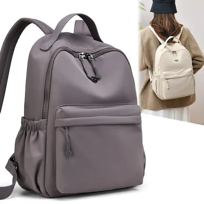 Sac à dos de voyage décontracté en nylon grande capacité imperméable pour femme
