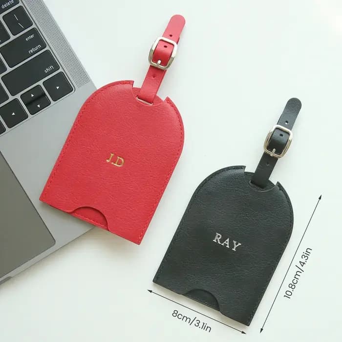 Étiquette de bagage personnalisée avec nom