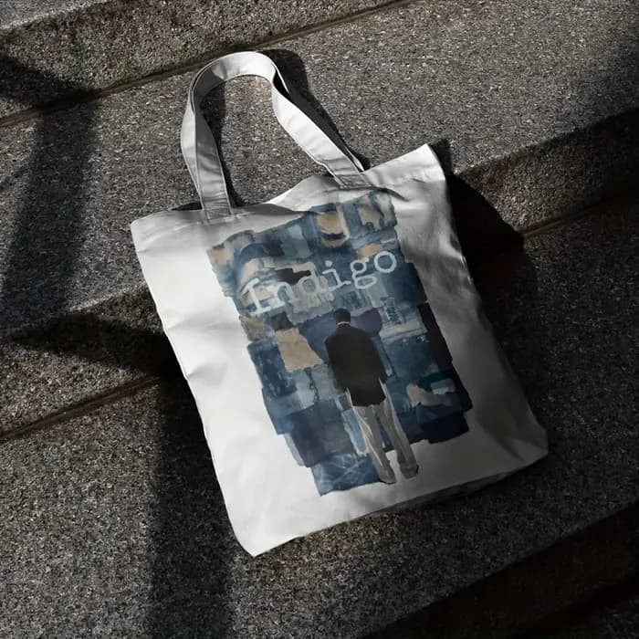 RM Indigo Album sac à main Kpop CanvasTote sac de haute qualité réutilisable Shopping tissu sac grand supermarché Shpper femme sac à bandoulière
