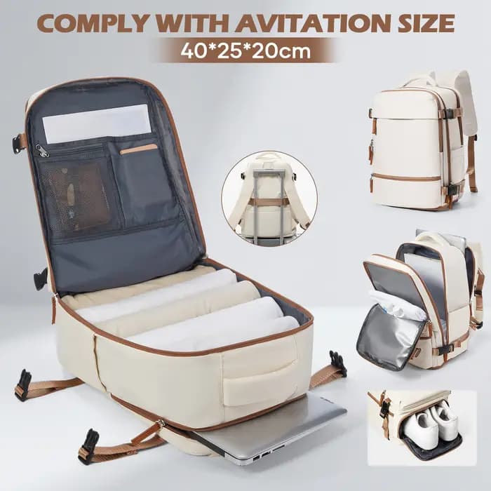 Sac à dos cabine de voyage avion 40x20x25