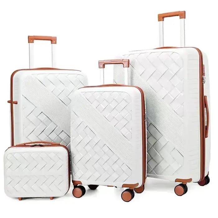 Nouveau Ensemble de bagages 4 pièces grande valise Spinner, bagage de voyage à main pour les étudian