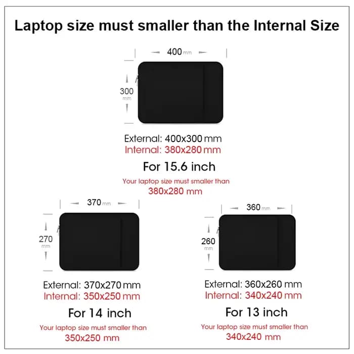 Étui pour ordinateur portable pour Macbook Air Pro 13 14 15.6 Xiaomi Lenovo Asus Dell HP