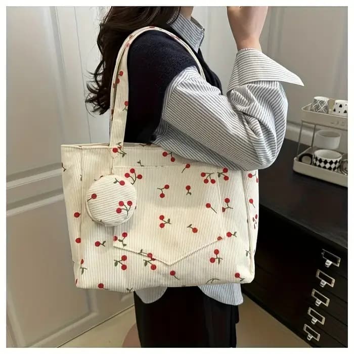 2 sacs fourre-tout (sac fourre-tout + petit sac rond) pour femmes