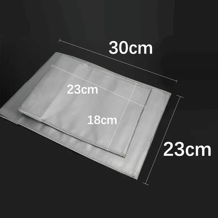 Sac ignifuge et anti-explosion pour batterie au lithium 18x23cm 30x23cm