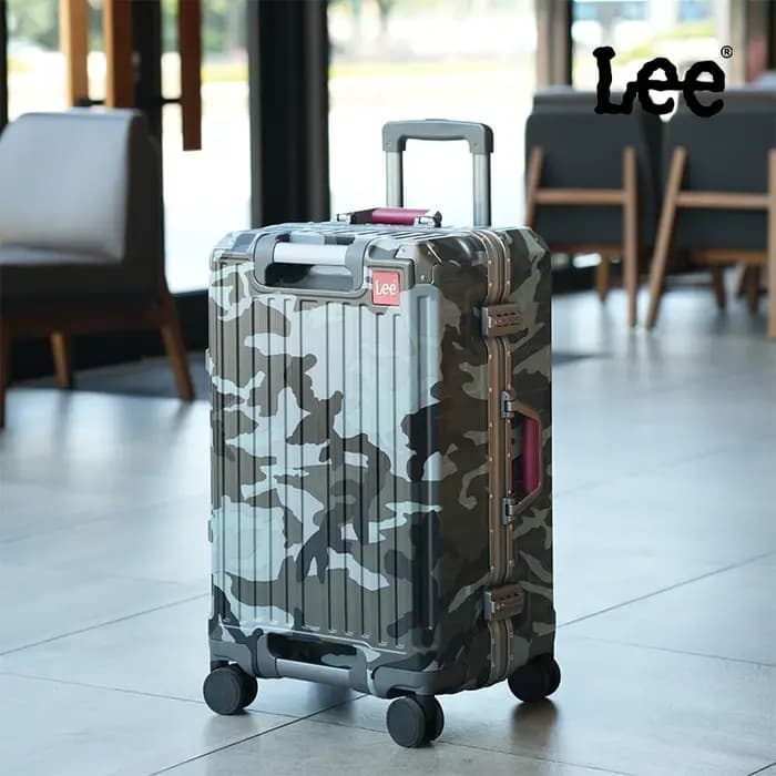 Nouveau Bagage de grande capacité avec porte-gobelet valise 20/24 pouces cadre en aluminium boîte de sécurité 26/28/30