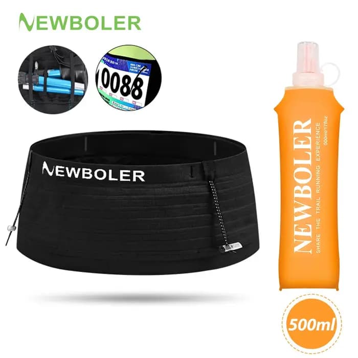 NEWBOLER sac de taille de course hommes femmes Invisible Trail