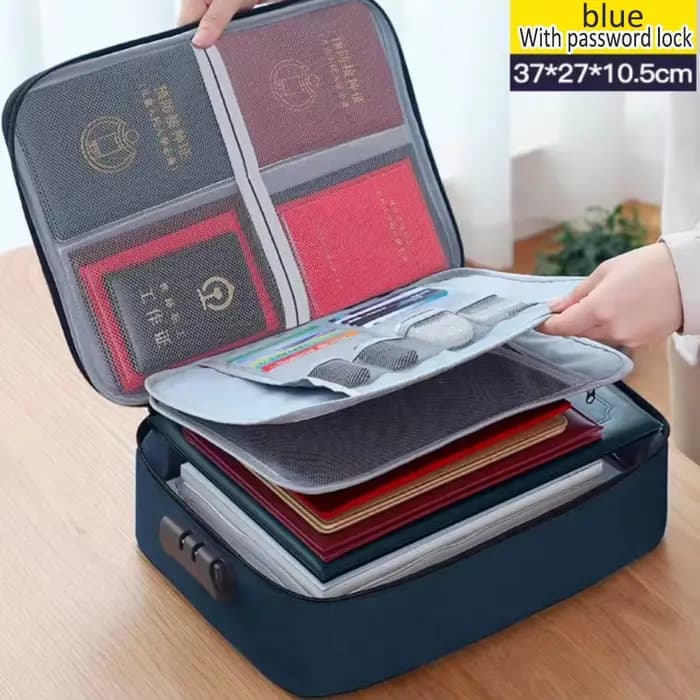 Organisateur de documents porte-documents 3 couches porte-documents hommes femmes sac couverture sac