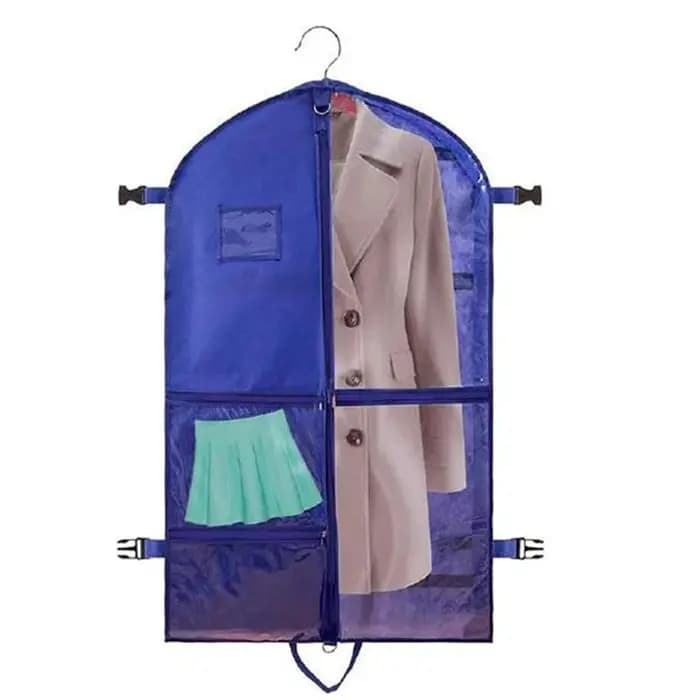 Sac à vêtements pliable multi-poches pour costumes de voyage