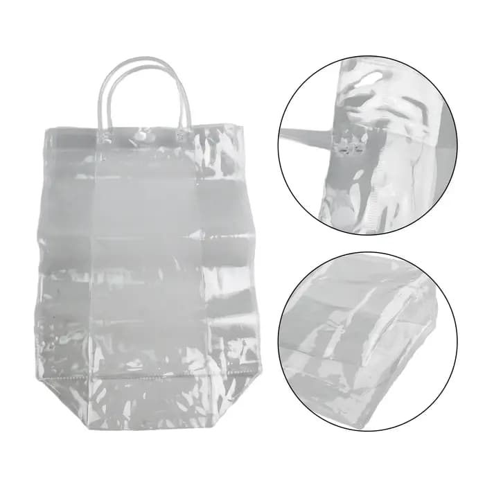 Sac isotherme pliable en PVC pour vin