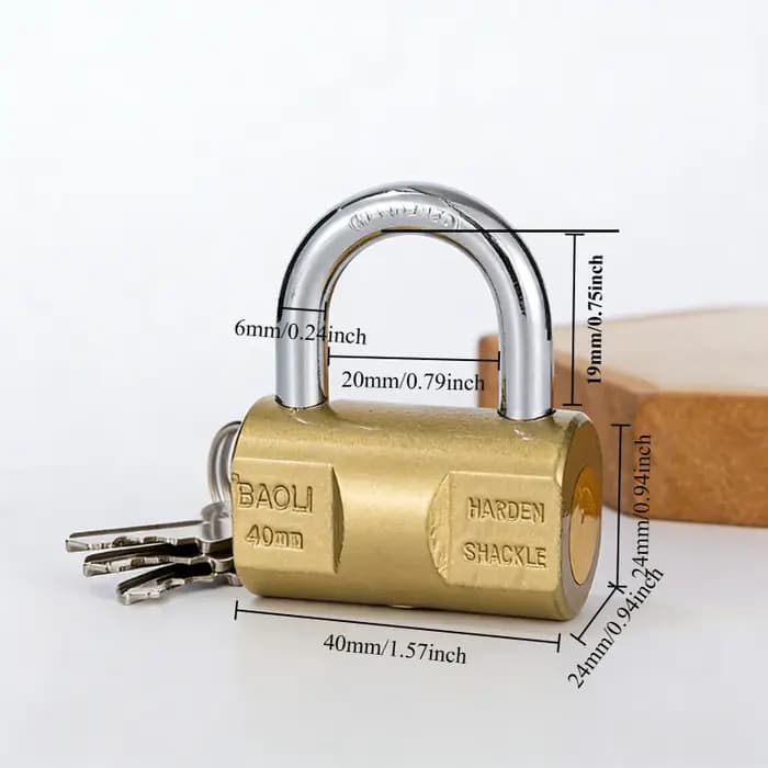 Cadenas petites serrures pour casier à bagages