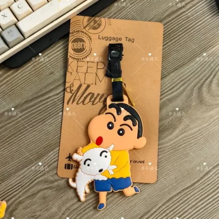 Étiquettes de bagage Anime Crayon Shin-chan