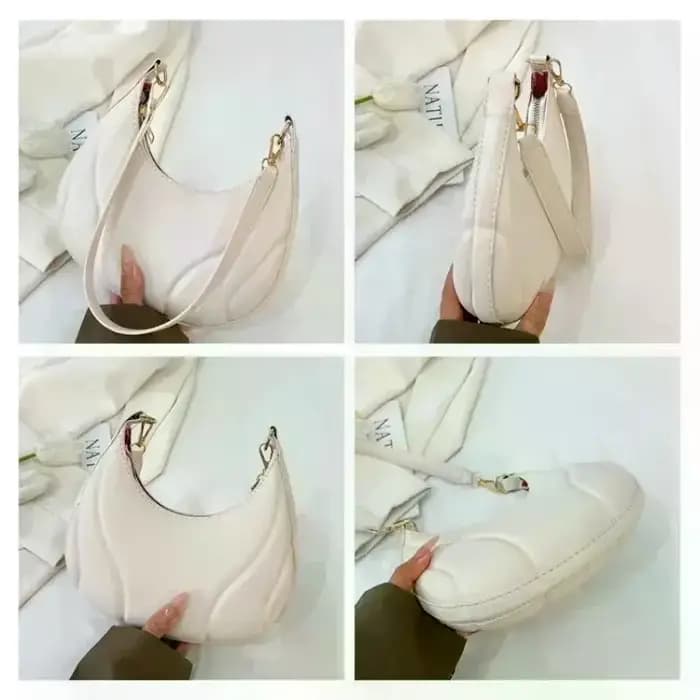 Sacs demi-lune unis pour femmes