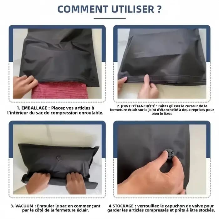 Sacs de compression de voyage