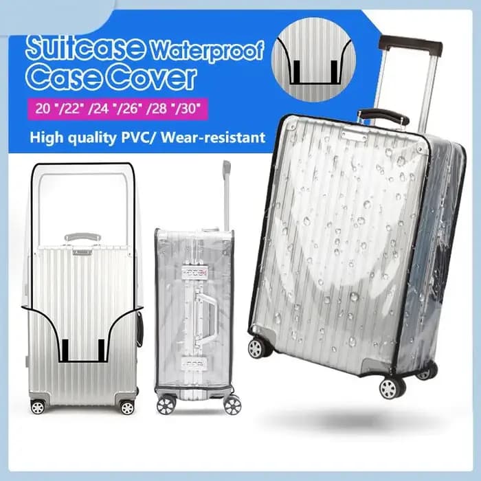 Housse de bagage transparente de voyage