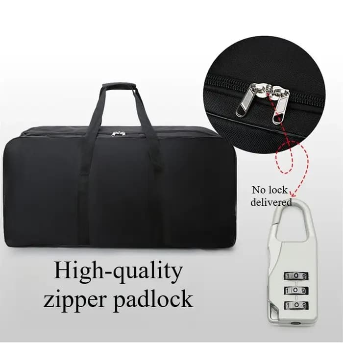 Sac à bagages à roulettes de grande capacité – Sac de voyage léger et étanche avec option portable