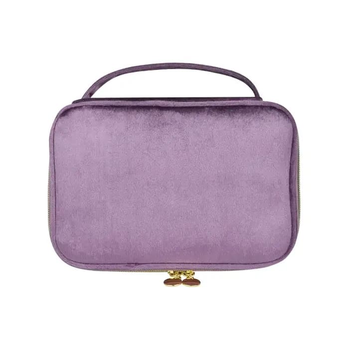 Nouvelle Trousse de Maquillage en Velours Grande Capacité, Sac de Rangement Multifonctionnel Portabl