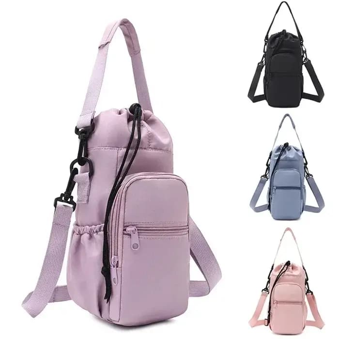 Sac de bouteille d'eau Portable avec sangle réglable